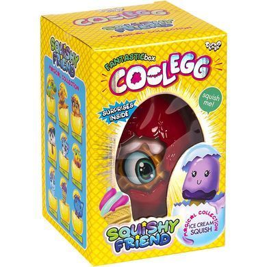 Набор креативного творчества Cool Egg Danko Toys CE-02 песок тесто слайм снег орбизы сквиш, для детей яйцо мал