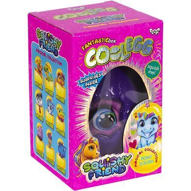 Набор креативного творчества Cool Egg Danko Toys CE-02 песок тесто слайм снег орбизы сквиш, для детей яйцо мал
