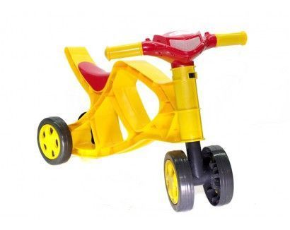 Музичний Мінібайк Doloni Toys 0137/03 байк мотоцикл каталка дитячий мотобайк беговел велобіг від толокар Жовтий