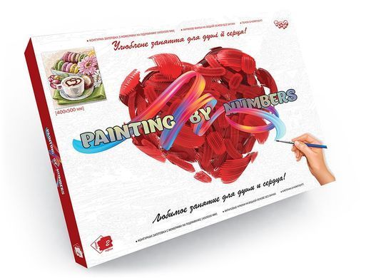 Креативное творчество "Картина по номерам на полотне" с.2 (40*50 см) Danko Toys KpN-40х50-02-03