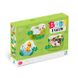Дитячі пазли 3 в 1 Dodo Сільські тварини 300393, великі, розвиваюча гра для малюків, ДоДо, 3 картинки