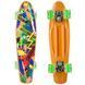Скейт Пенни Борд Penny Board Cruiser круизер Profi 881 со светящимися колесами