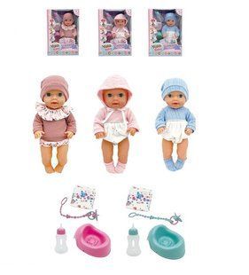 Интерактивный функциональный пупс Yala Baby (40 см, с горшком и аксессуарами) YL2440E-E/YL2440E-F/YL2440E-N