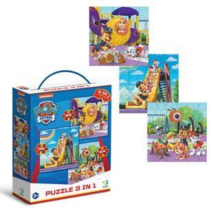 Пазл 3 в 1 Paw Patrol: Ігровий майданчик (25+36+54 елем) Dodo 200578
