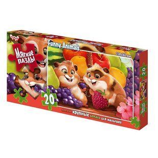 Дитячі м'які пазли "Забавні тварини Хом'яки" 20 ел. с.9 Danko Toys S20-09-13