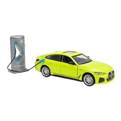 Машинка металлическая Автопром электро BMW I4 M50 (свет, звук) 68714