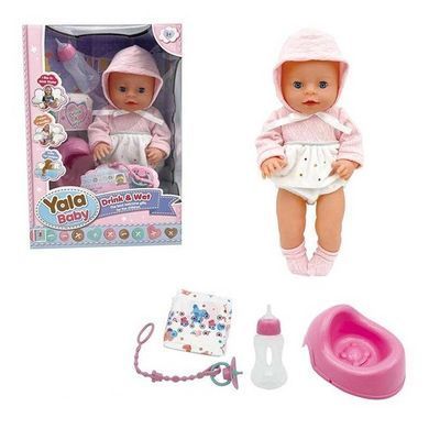 Інтерактивний функціональний пупс Yala Baby (40 см, з горщиком та аксесуарами) YL2440E-E/YL2440E-F/YL2440E-N