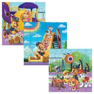 Пазл 3 в 1 Paw Patrol: Ігровий майданчик (25+36+54 елем) Dodo 200578
