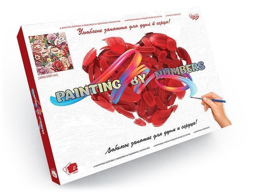 Креативна творчість "Картина за номерами на полотні" с.2 (40*50 см) Danko Toys KpN-40х50-02-04