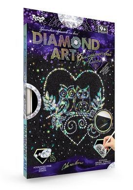 Набір для творчості DIAMOND ART Danko Toys DAR-01-01 кристали стрази рамка креативна творчість для дітей