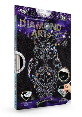 Набір для творчості DIAMOND ART Danko Toys DAR-01-01 кристали стрази рамка креативна творчість для дітей