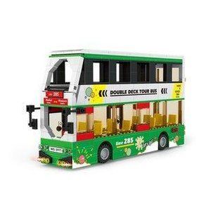 Дитячий конструктор Двоповерховий туристичний автобус Wange 5971 Intercity 456 деталей