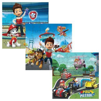 Пазл 3 в 1 Paw Patrol: Готові до роботи (25+36+54 елем) Dodo 200579