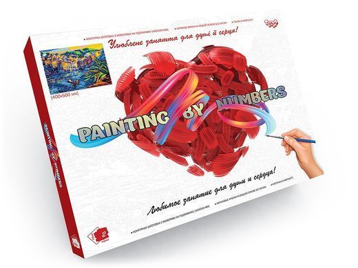 Креативна творчість "Картина за номерами на полотні" с.2 (40*50 см) Danko Toys KpN-40х50-02-05