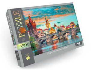 Класичні пазли 1500 елементів с.4 "Prague old town, Czech Republic" Danko Toys C1500-04-07