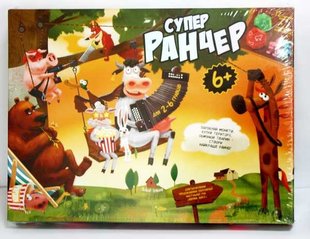 Настольная игра Супер Ранчер (укр) Danko Toys G-SR-01-01U Ферма стратегия экономика для всей семьи для детей