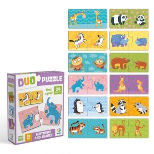 Дитячий пазл ДУО Мама і малюк (24 ел.) Dodo 300692