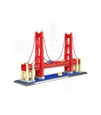 Конструктор Міст Золоті Ворота Wange 3D Архітектура 6210 Golden Gate 3Д 1977 деталей