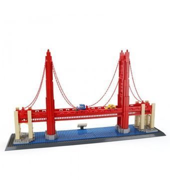 Конструктор Міст Золоті Ворота Wange 3D Архітектура 6210 Golden Gate 3Д 1977 деталей