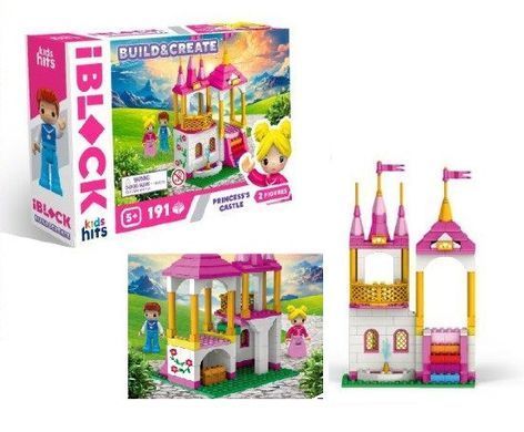 Конструктор Kids hits IBLOCK Замок принцессы (191 дет.) KH08/007/2