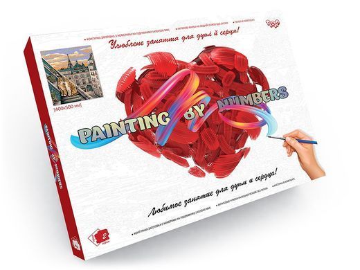 Креативное творчество "Картина по номерам на полотне" с.2 (40*50 см) Danko Toys KpN-40х50-02-06