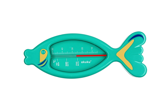 Термометр для купання Рибка Akuku A0395 точний без ртуті спиртовий зручна шкала плаває для дітей малюків